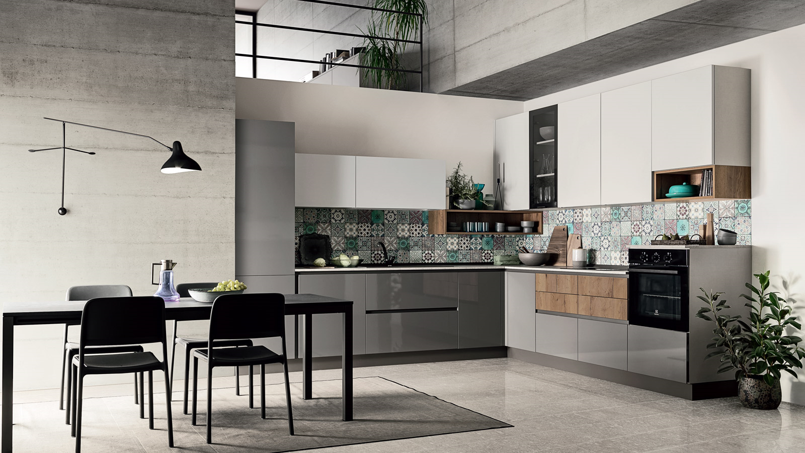 Easy 011  Кухонный гарнитур Ar-Due Lucido 