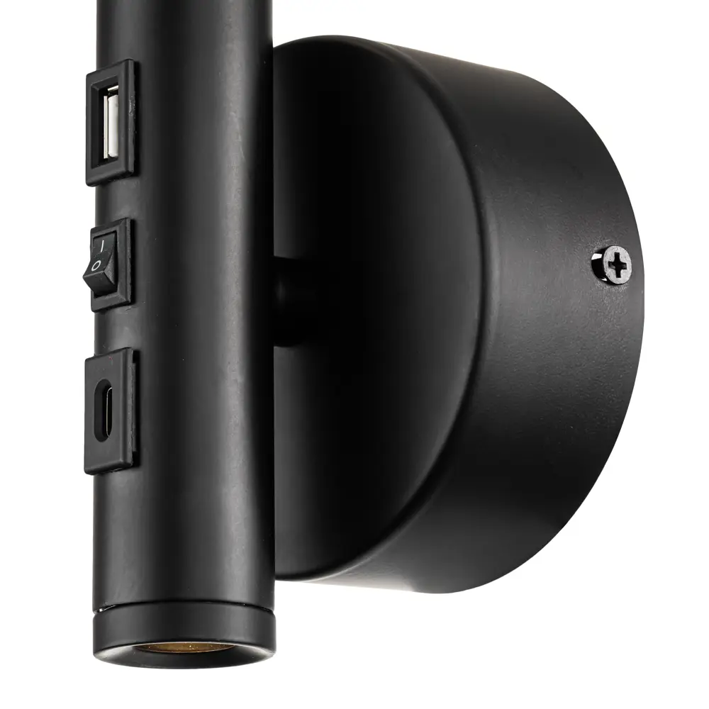 Настенный светильник светодиодный Freya Vela FR5342WL-L3B 3 Вт USB цвет черный 89345565 STLM-2053087  - Вид №3