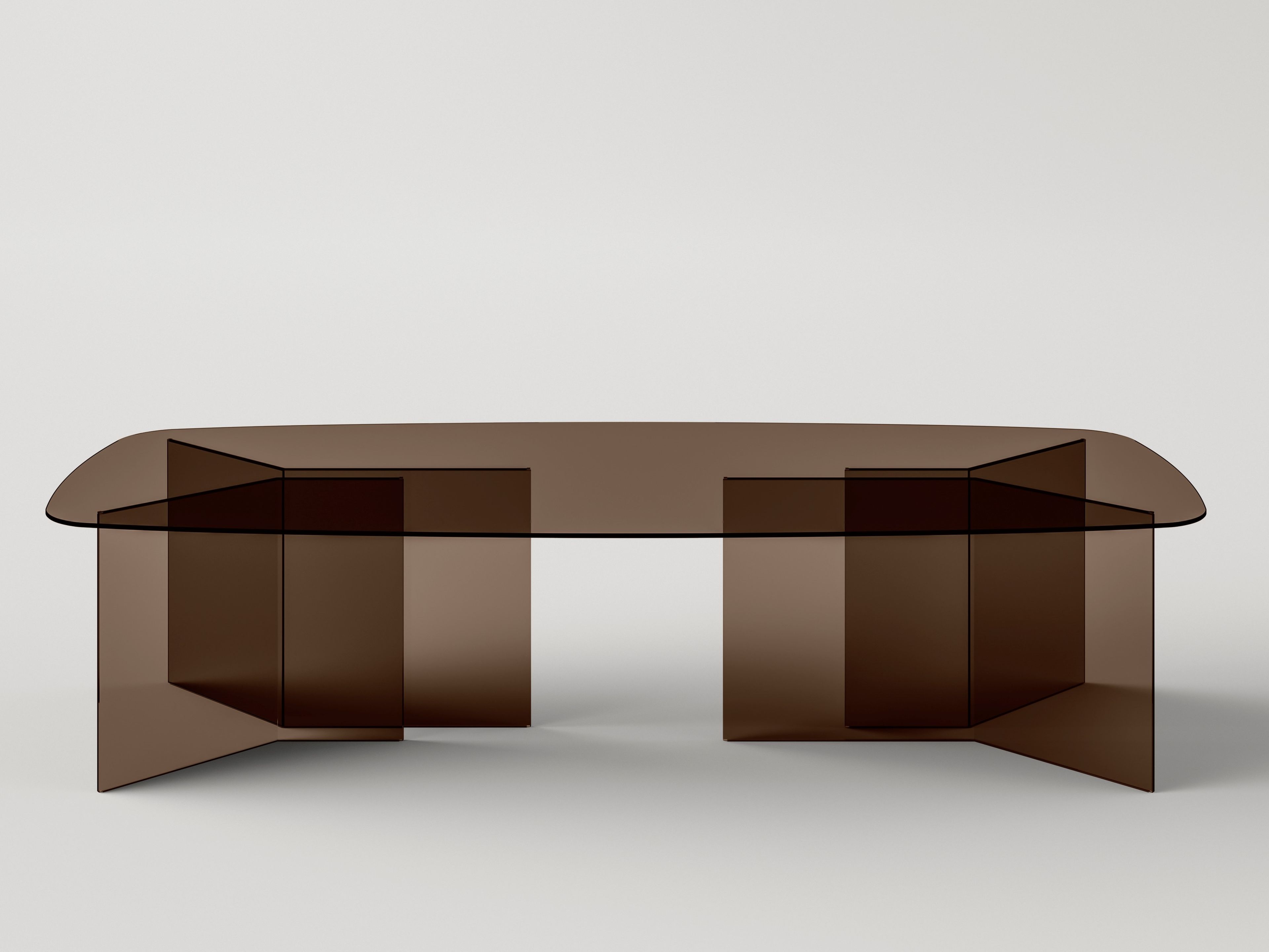 Прямоугольный стол из закаленного стекла Tonelli Design THRIM ARCH-00018537 - Вид №5