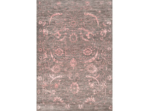 Прямоугольный ковер из шерсти и шелка