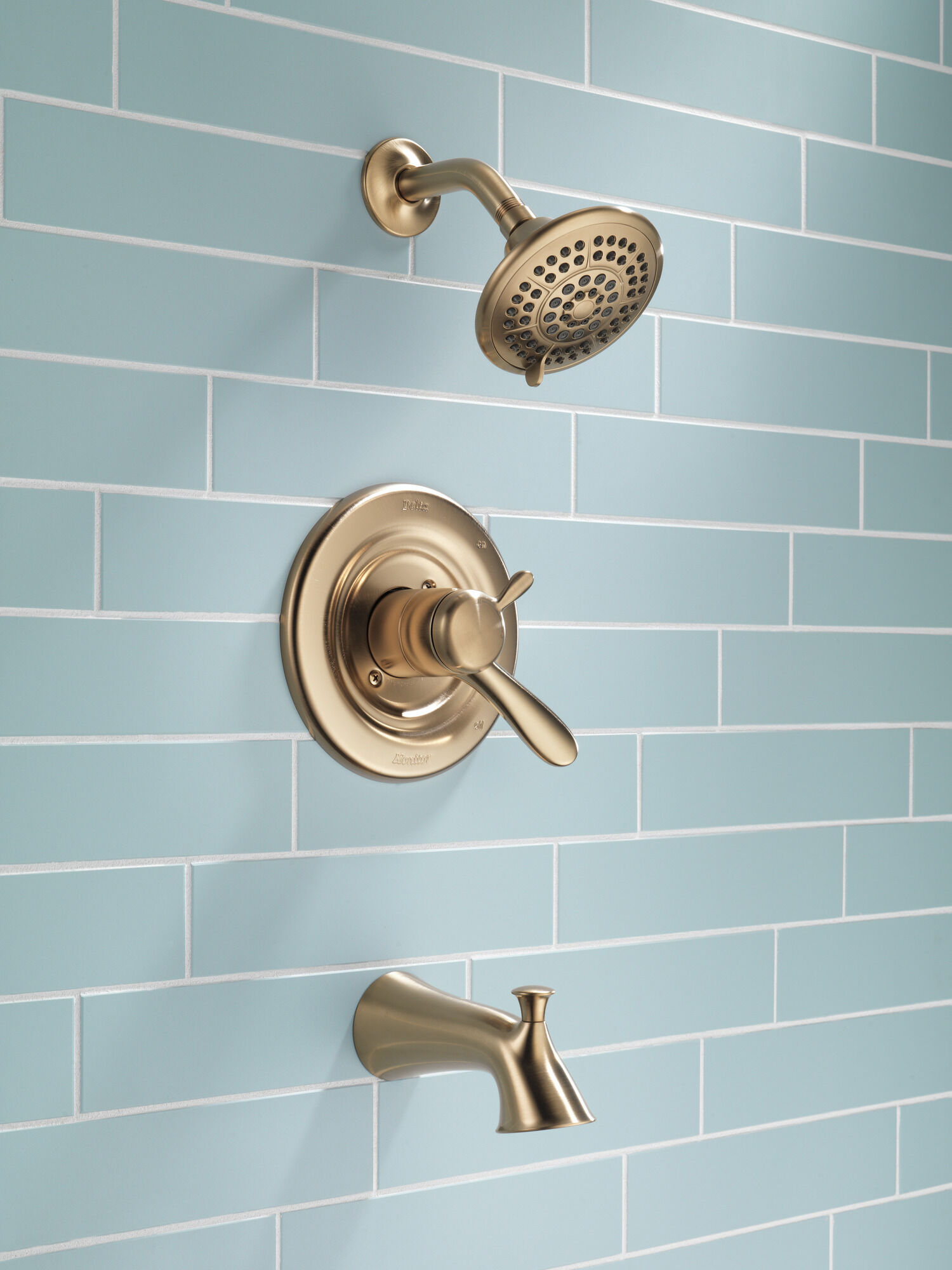 T17438-CZ Для ванны и душа Monitor® 17 Series Delta Faucet Lahara Шампанское бронза  - Вид №9