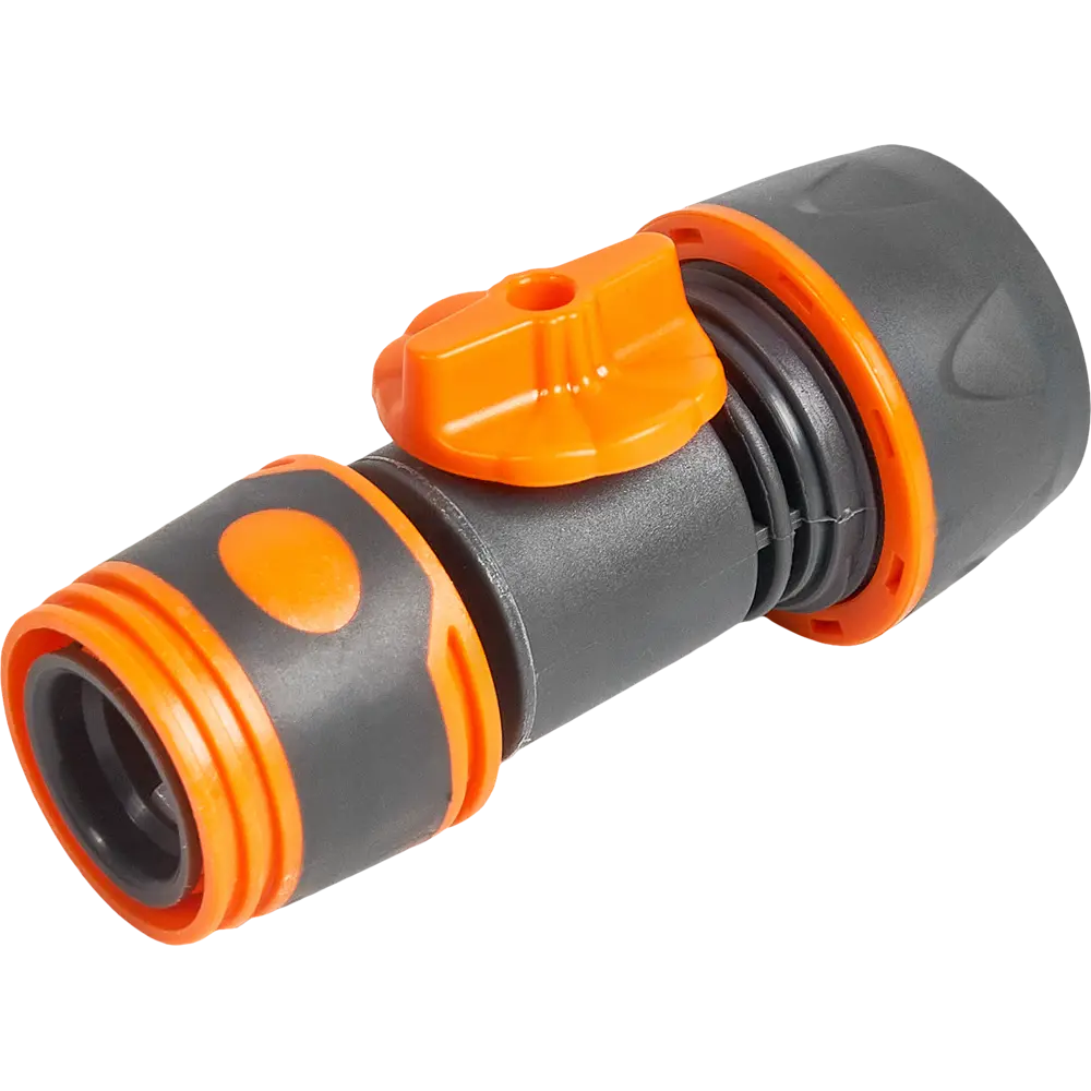 Коннектор с краном для шланга Belamos 5003Е 1/2" STLM-2156432 - Вид №1