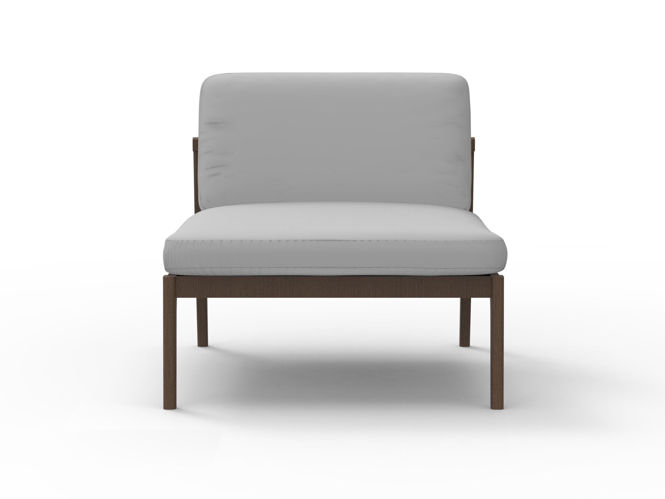 Одиночный модуль для садового дивана в iroko Rever Понца ARCH-00042325 - Вид №1