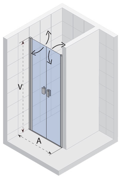 GGB0802800 Душевая дверь Riho Nautic Santreyd - Вид №4
