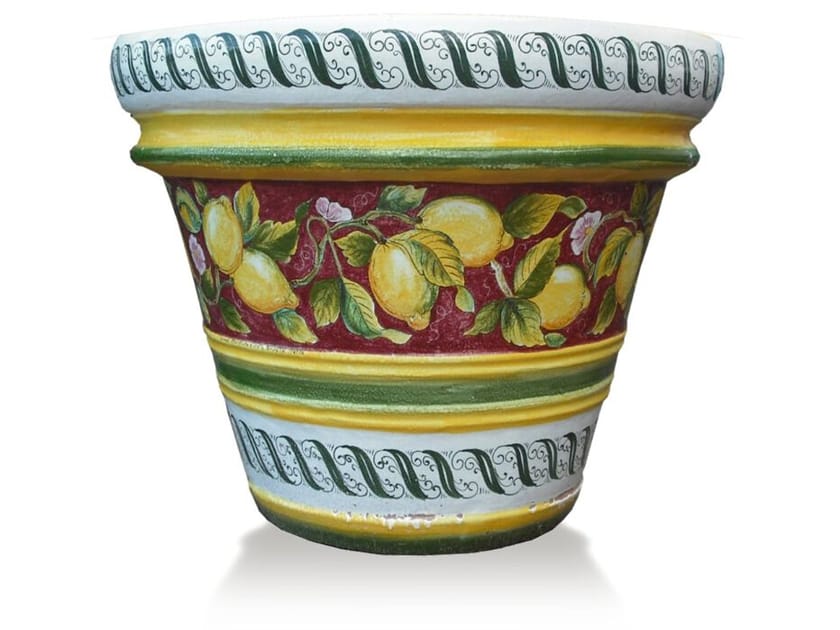 Украшенный терракотовый лимоньер Grandi Maioliche Ficola ARCH-00043385