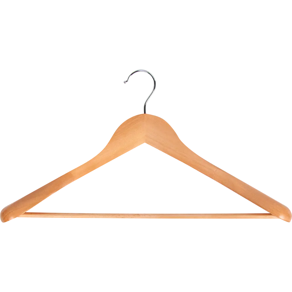 SPACEO Широкие плечики из эвкалипта с поворотной системой 82680676 Плечики деревянные STLM-0033934