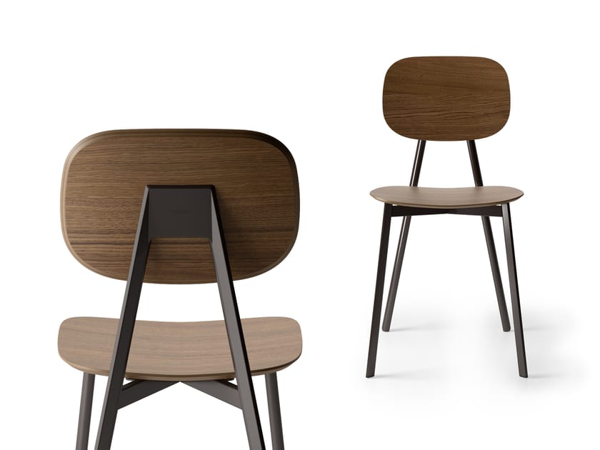 Деревянный стул с открытой спинкой Pointhouse ARCH-00056064