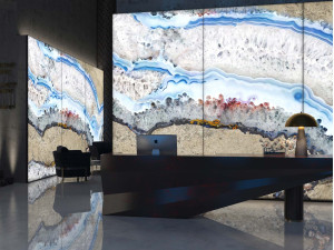 Декоративная панель из алюминия, стекла или ПММА