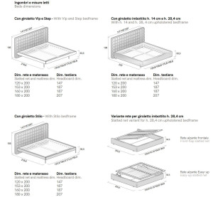 Тканевая кровать с мягким изголовьем