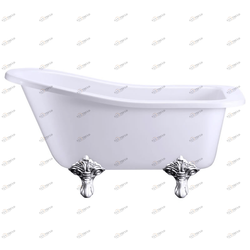 Ванна акриловая Buckingham Slipper c ножками E11 CHR Slipper Burlington E6, E11 CHR 740 x 1500 x 780