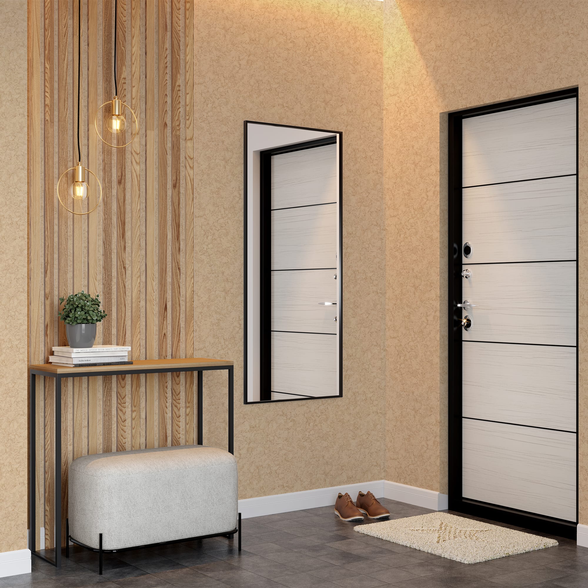 82912549 Обои флизелиновые бежевые 1.06 м FM71533-23 Signis Santreyd  - Вид №3