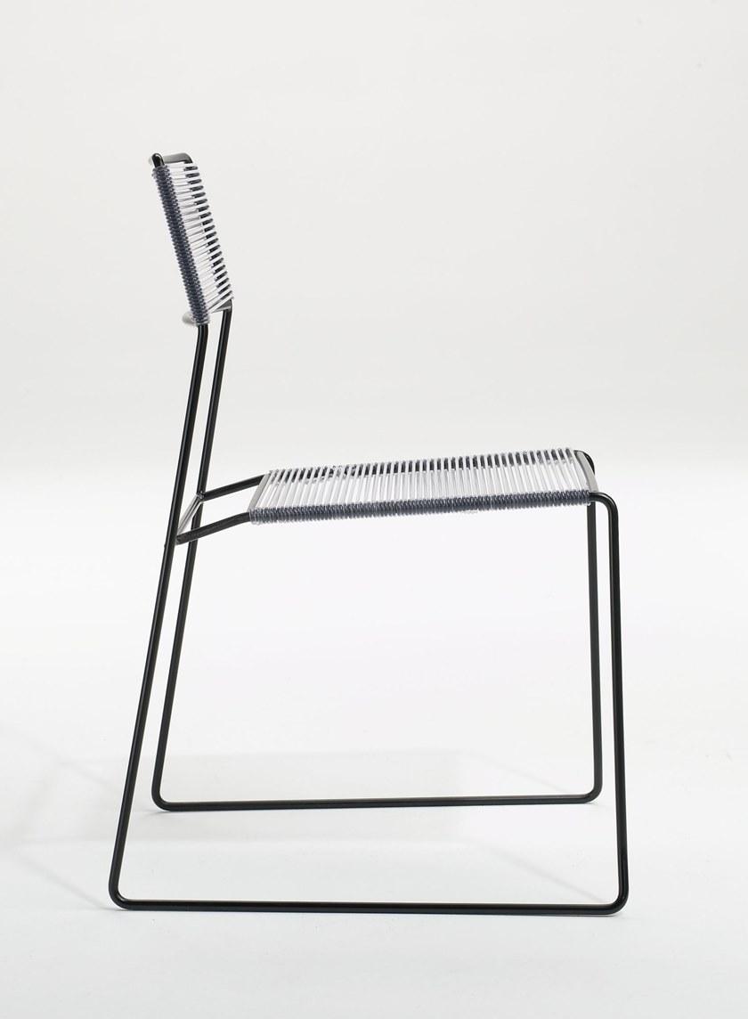 Inday Штабелируемый садовый стул из пластиковой веревки Log sun-id-1448744 - Вид №1