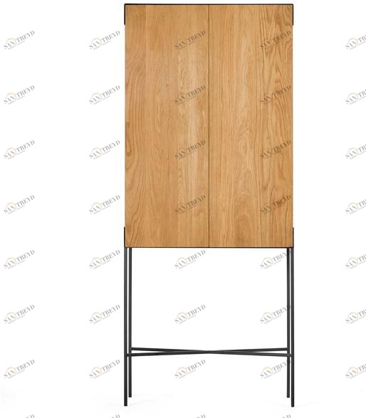 Milla & Milli Барный шкаф из массива дерева со встроенной подсветкой Frame sun-id-1398069