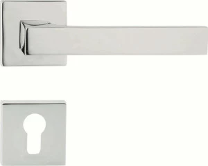 LINEA CALI' Ручка из хромированной латуни на розетке с замком Zen