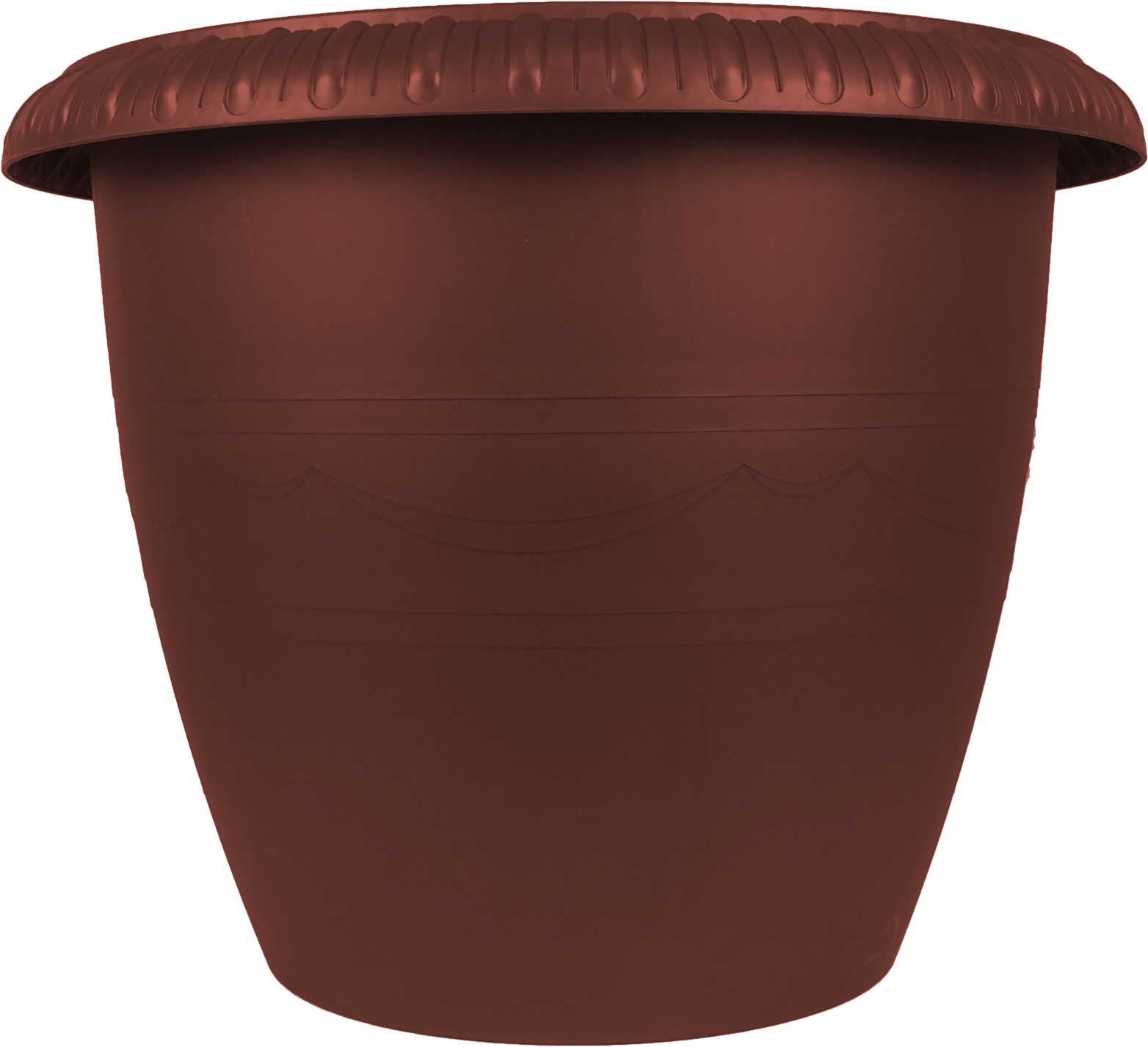 107-5K Горшок цветочный Le Jardin d=45 28.8 Л. Бронза бор Цветочная коллекция 