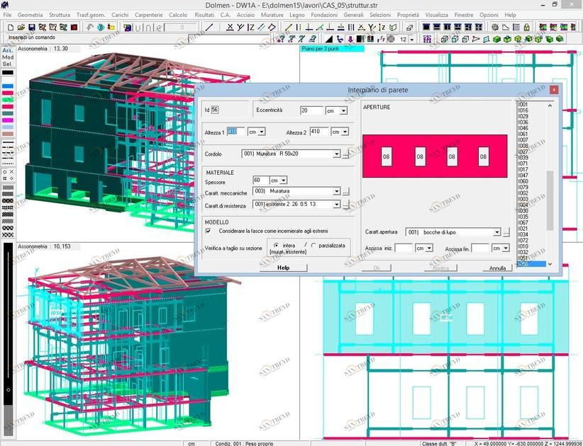 CDM Dolmen Конструктивный расчет несущих стен sun-id-1355851