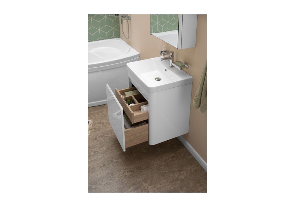 Тумба с раковиной Aquanet Вилора 60 белый 0019987500182311 - Вид №7