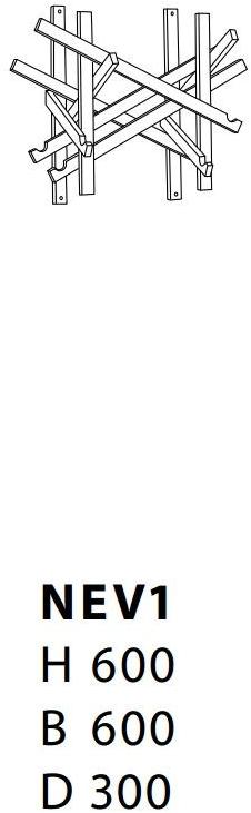 Karl Andersson Настенная вешалка из дерева Nest Nev1 - Вид №3