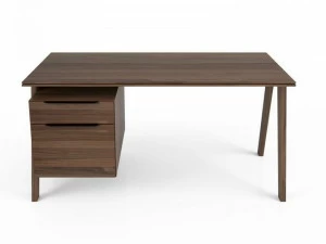 Huppé Прямоугольный стол из орехового дерева с ящиками Howard 7303c