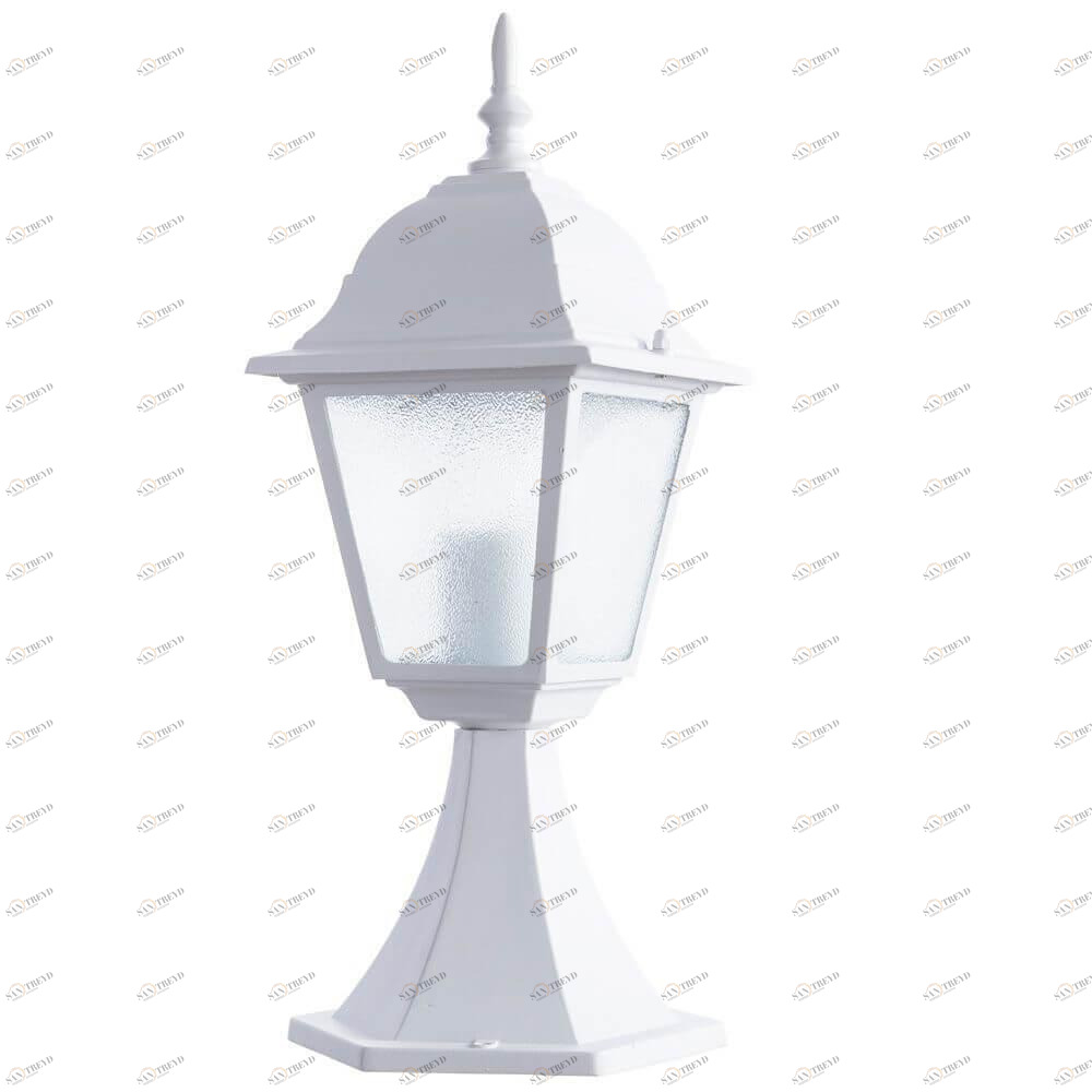 Уличный светильник ландшафтный H 45 см белый Bremen A1014FN-1WH ARTE LAMP ПОД СТАРИНУ, ФОНАРЬ 00-3898551 Белый;прозрачный 