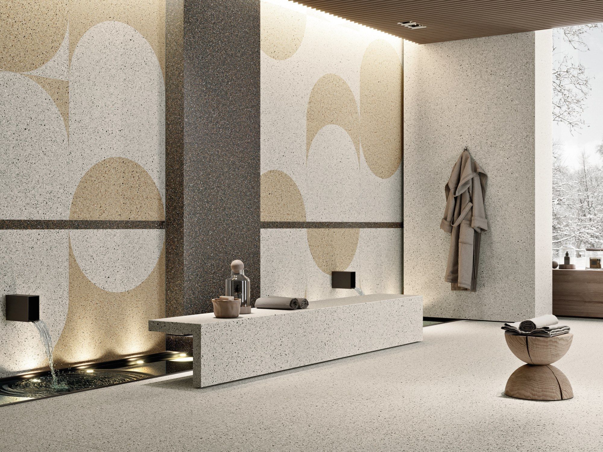 Пол / облицовка керамогранита для интерьера с эффектом камня ARIOSTEA академия полного тела ARCH-00058560 - Вид №7