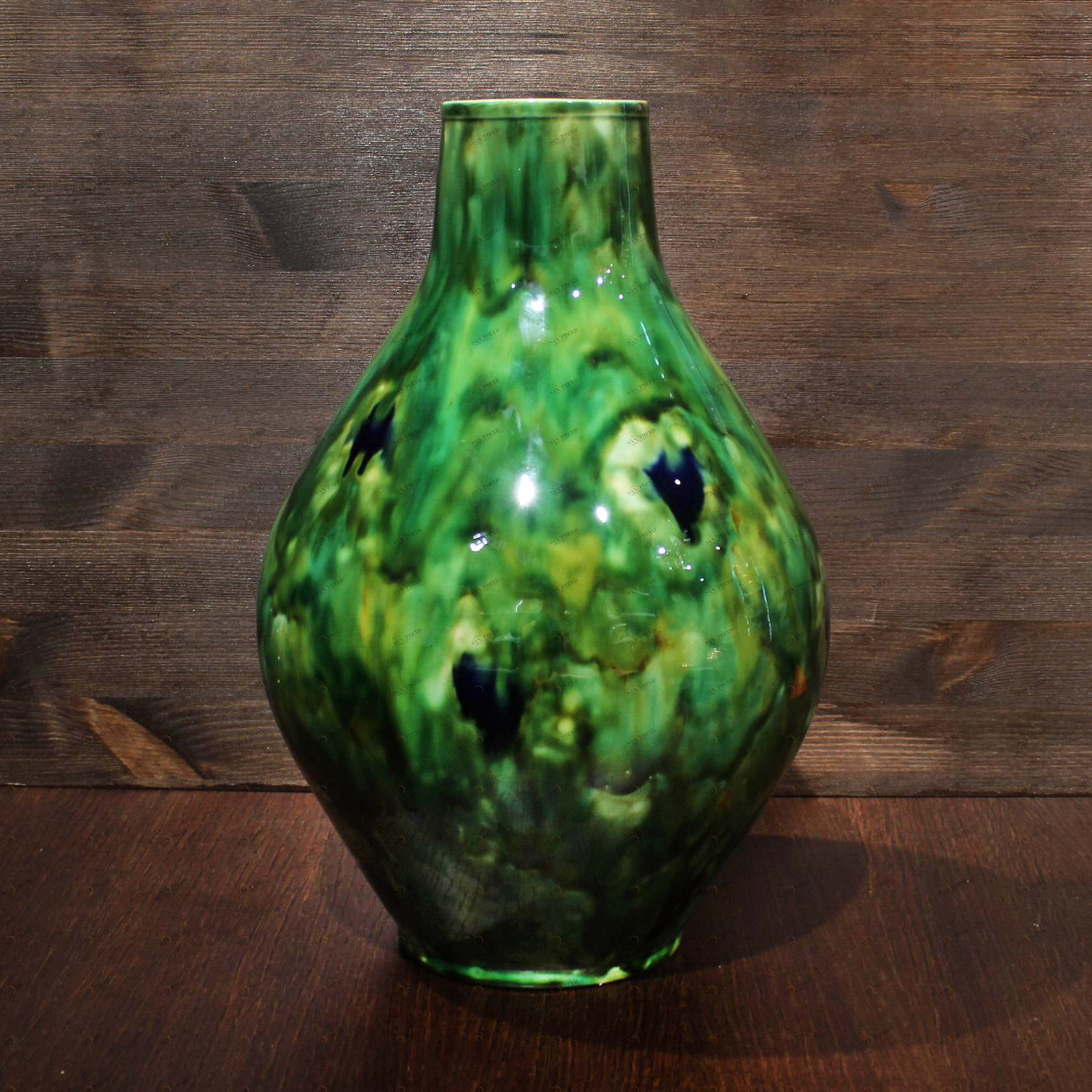 Ваза с росписью «Павлин» PROVANSFAIENCE sun-id-994723