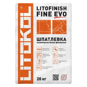 Шпатлевка полимерная финишная Litokol Litofinish Fine Evo 20 кг 82252950 STLM-2054476