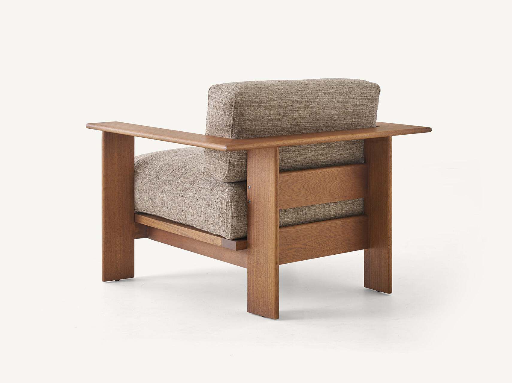 Деревянный сад стул / стул BassamFellows Rail ARCH-00090105 - Вид №4