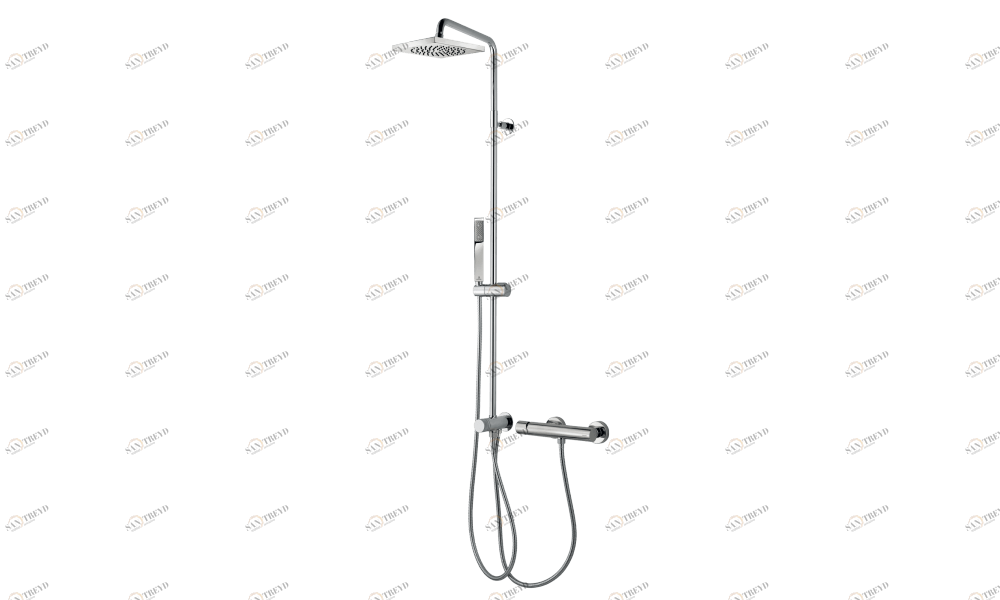 L70011 Душевая колонна CUBE RENOVATION 260 x 260 mm BOSSINI 
