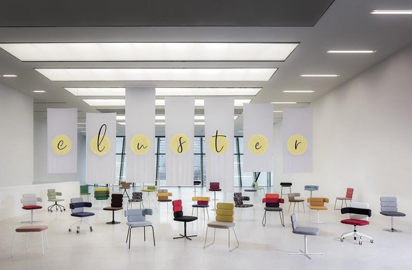 Luxy Стул из ткани с подлокотниками Cluster sun-id-1394125 - Вид №7