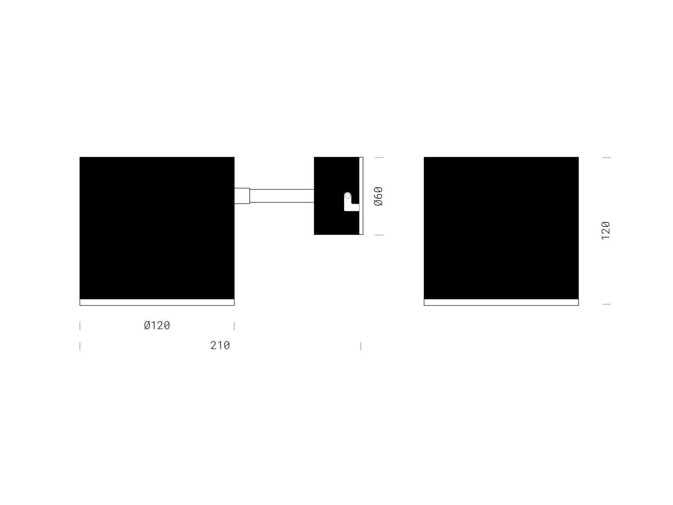 Регулируемый светодиодный настенный наружный прожектор Renzo Serafini кольцо ARCH-00081181 - Вид №5