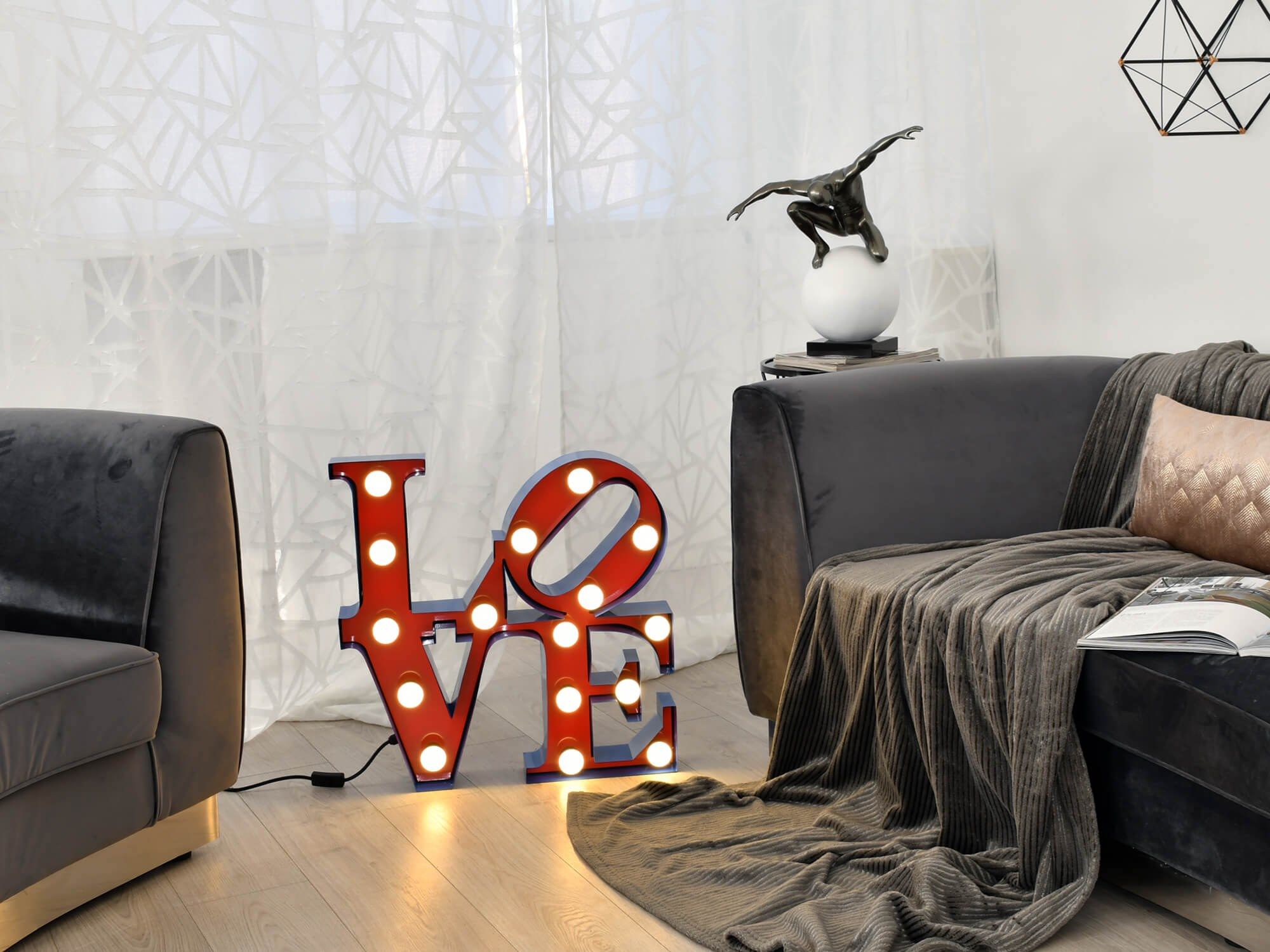 Напольная лампа / металлическая световая вывеска Arte dal Mondo WML025A ARCH-00037821 - Вид №4