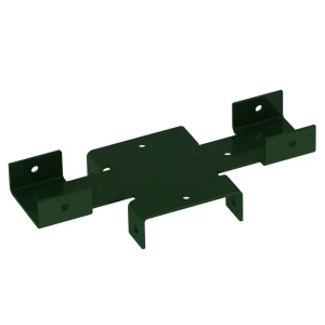 Кронштейн для забора 40x40x1.5 мм RAL 6005 зеленый