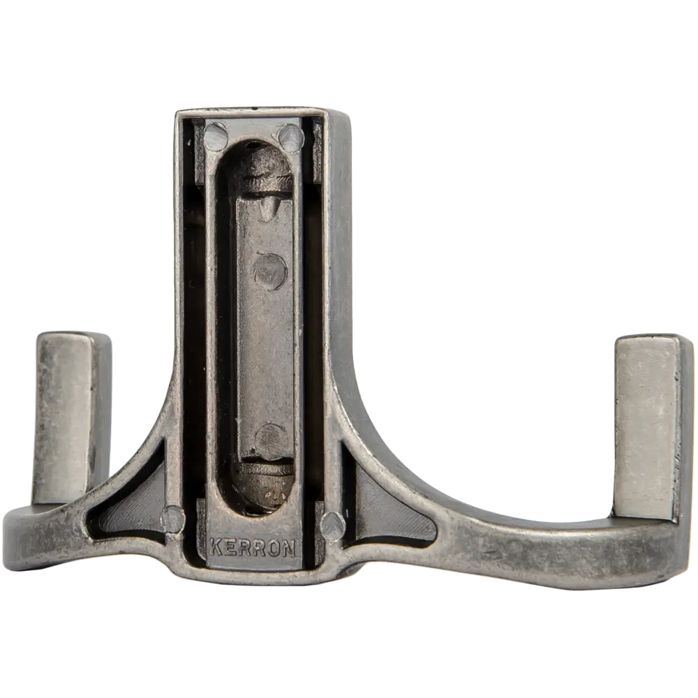 Крючок-вешалка Kerron KR0330, 30x51 мм, цвет чернёный цинк 84573200 STLM-2066683  - Вид №1