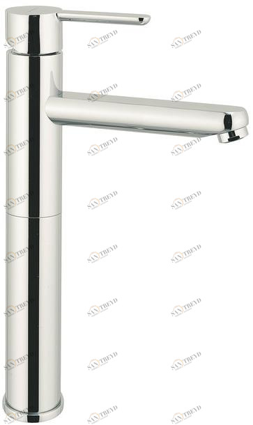 Rubinetterie Mariani Смеситель для раковины, однорычажный, сливной Noir 398-no