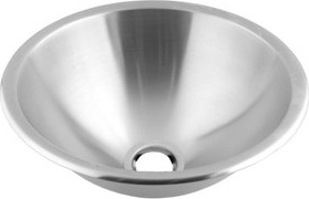 SN0031CS Встраиваемая раковина из нержавеющей стали Ø355 мм без перелива mediclinics 