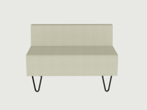 2-местный офисный тканевый диван