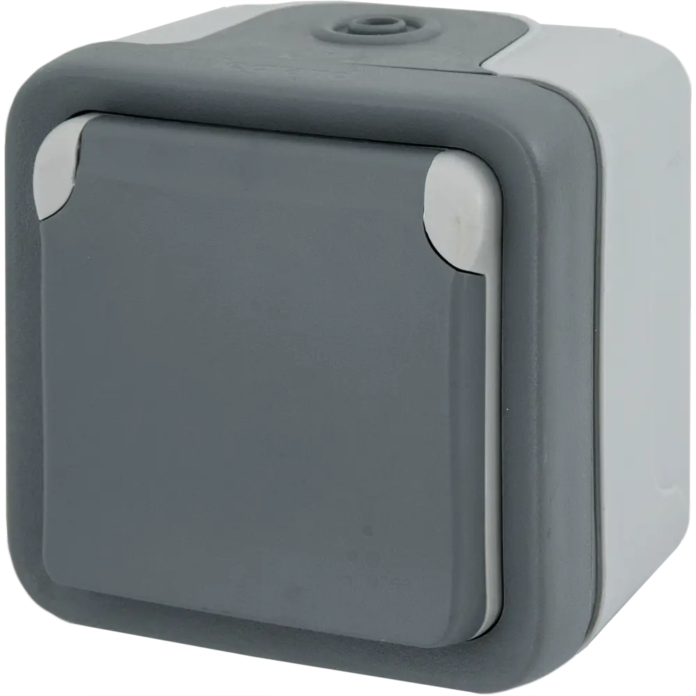 Розетка накладная Plexo с заземлением IP55 - IK07 16А в сборе, серая 13454474 STLM-2067464 legrand - Вид №1