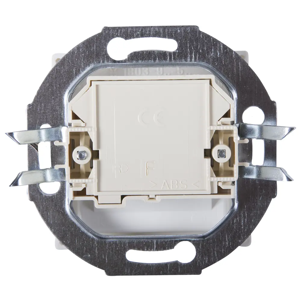 Телефонная розетка встраиваемая ABB Basic 55 RJ11, цвет белый 13607047 STLM-2078510 Basic55 - Вид №3
