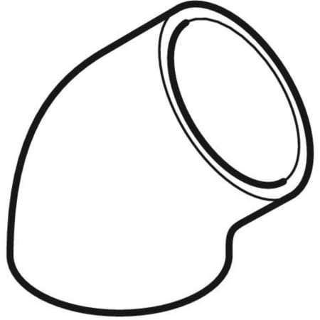 GEBERIT 363.045.16.1 Отвод Geberit PE  - Вид №1