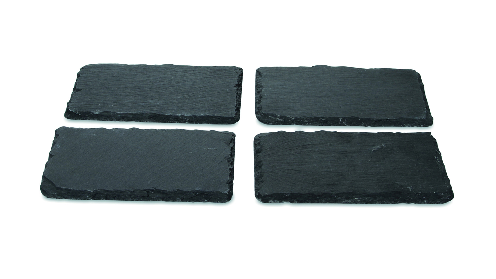 10584883 Boska Доска сервировочная для закусок Boska 16x10см, набор 4шт, сланец (черный) Сланец  - Вид №1