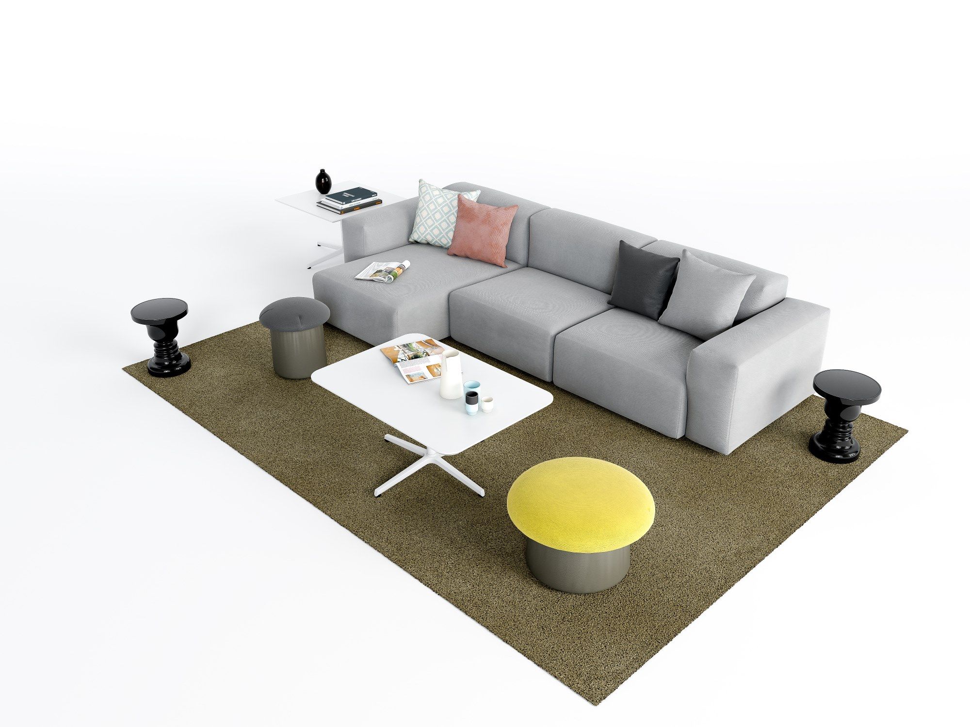 Ткань диван Grado Design Fatty ARCH-00070900 - Вид №6