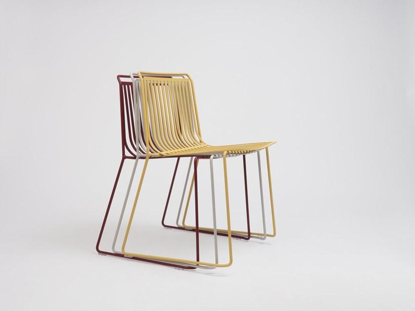 ONDARRETA Стул для сада со стальными санями Alo sun-id-1403161 - Вид №6