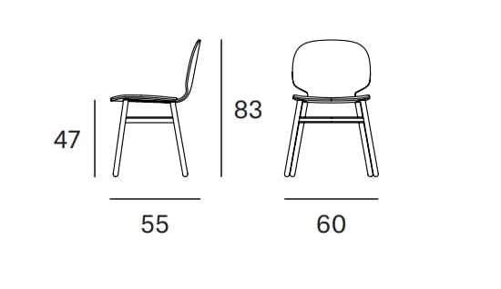 Деревянный стул с мягким сиденьем Blasco&Vila Halo ARCH-00067710 - Вид №7