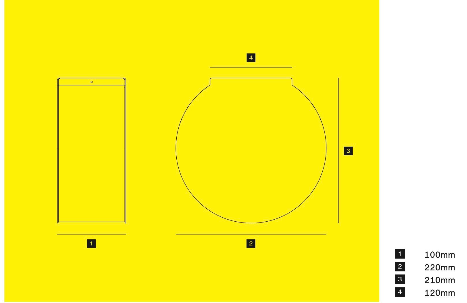 Металлический настенный светильник / потолочный светильник Formagenda CHIP ARCH-00046604 - Вид №18