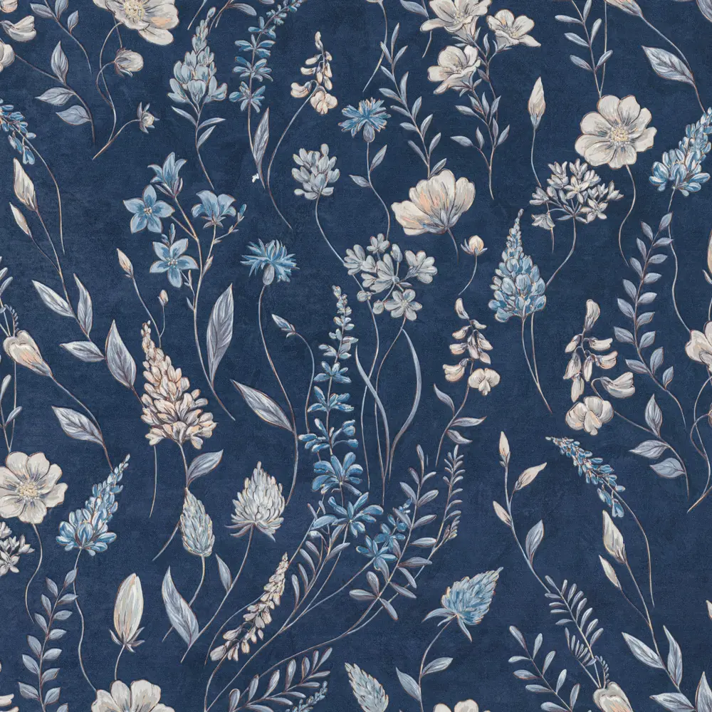 Обои флизелиновые Euro Decor Meadow синие 1.06 м ED7326-20 89441564 STLM-2043852 - Вид №2