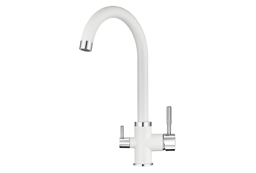 2168, АРКТИК (БЕЛЫЙ), СМЕСИТЕЛЬ КУХОННЫЙ GRANULA 2168-ST63 - Вид №1