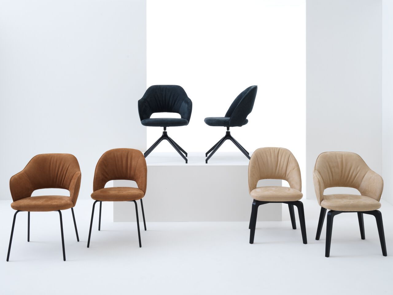 Кожаный стул с подлокотниками Julia Italia Noemi ARCH-00014738 - Вид №3