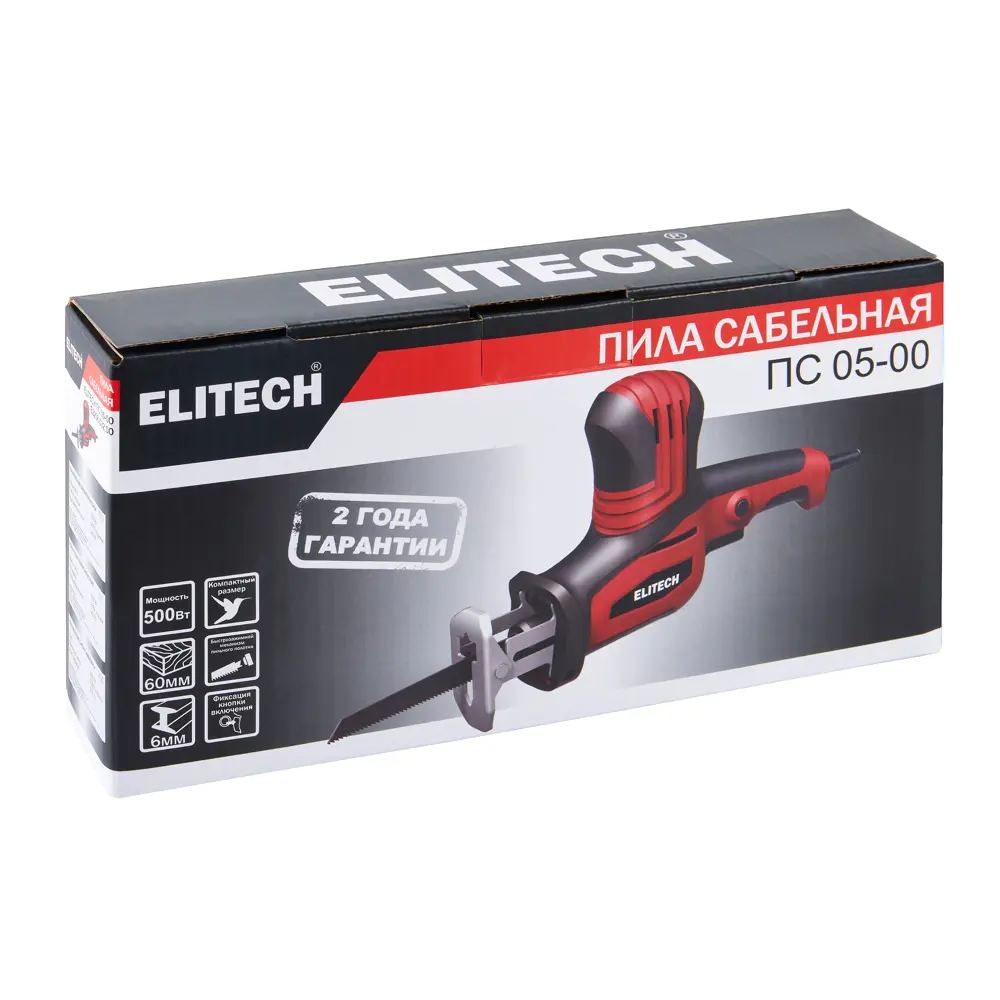 Сетевая сабельная пила Elitech ПС 05-00 для дерева и металла 89372987 STLM-1483493 - Вид №10
