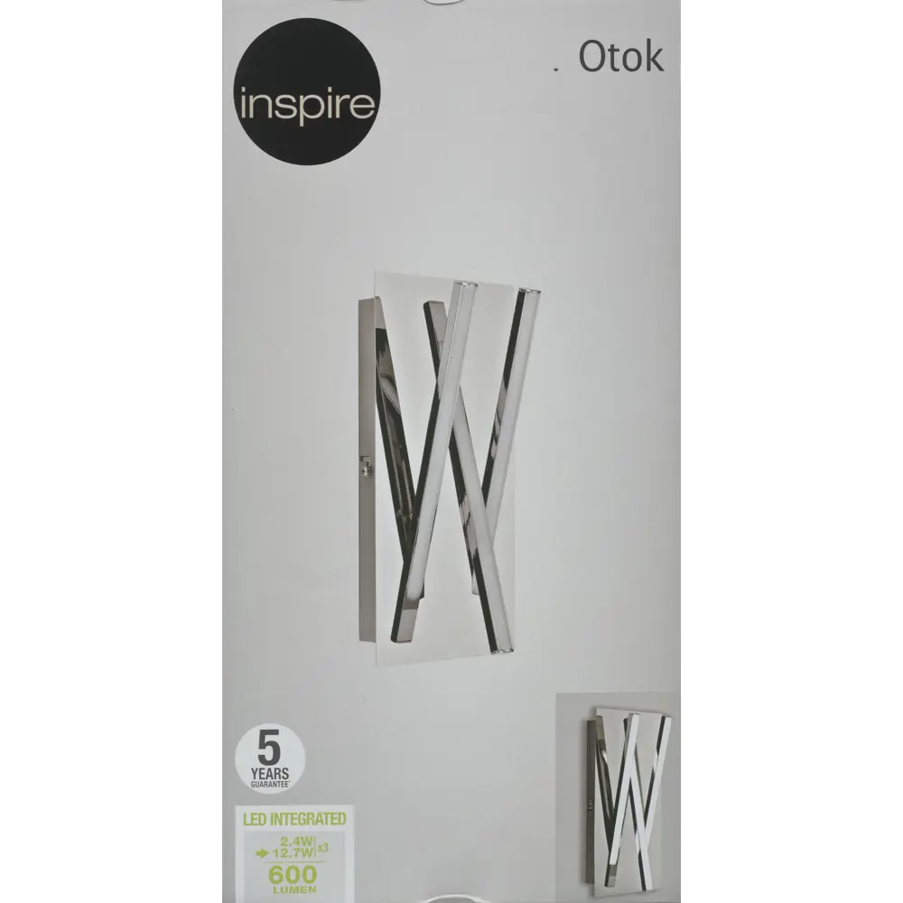 Бра светодиодное Otok, цвет хром 19072606 STLM-2041095 INSPIRE  - Вид №5